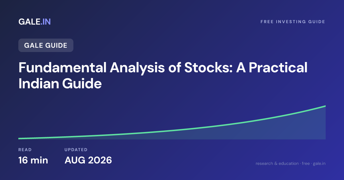 Fundamental Analysis of Stocks: A Practical Indian Guide