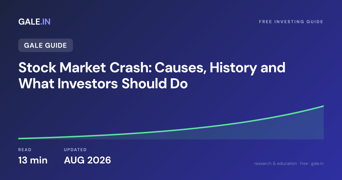 Stock Market Crash: Causes, History and What Investors Should Do
