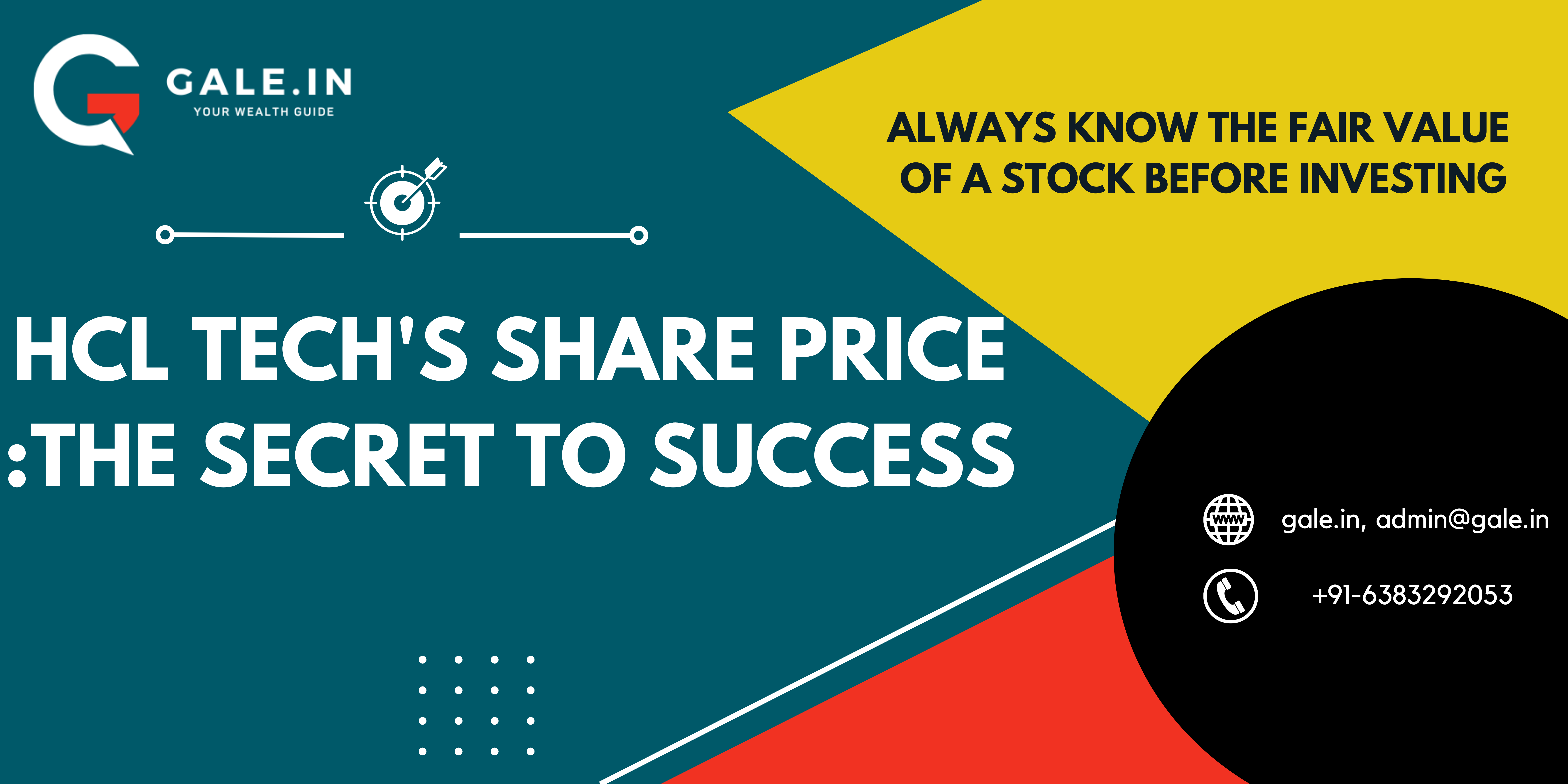 "HCL Techs Share Price :The Secret to Success"