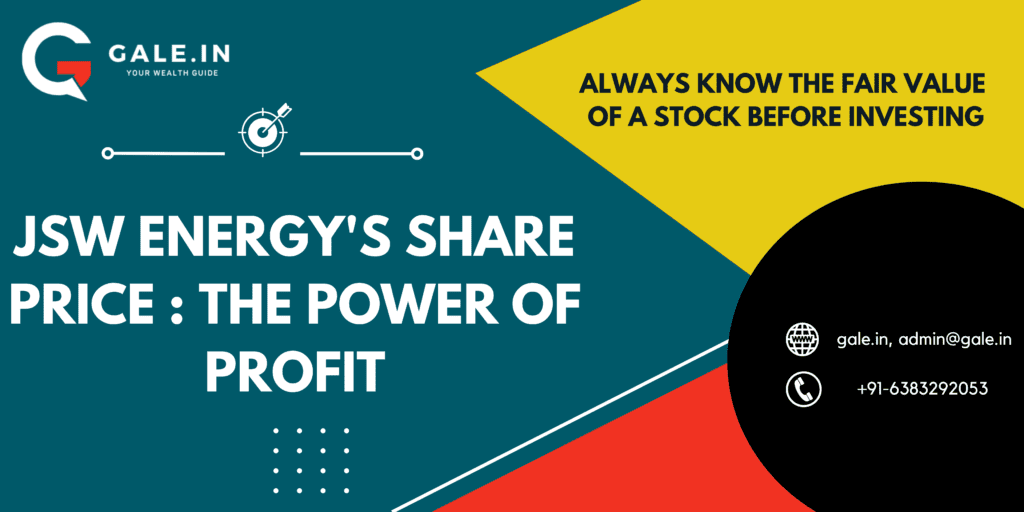 JSW Energys Share Price : The Power of Profit
