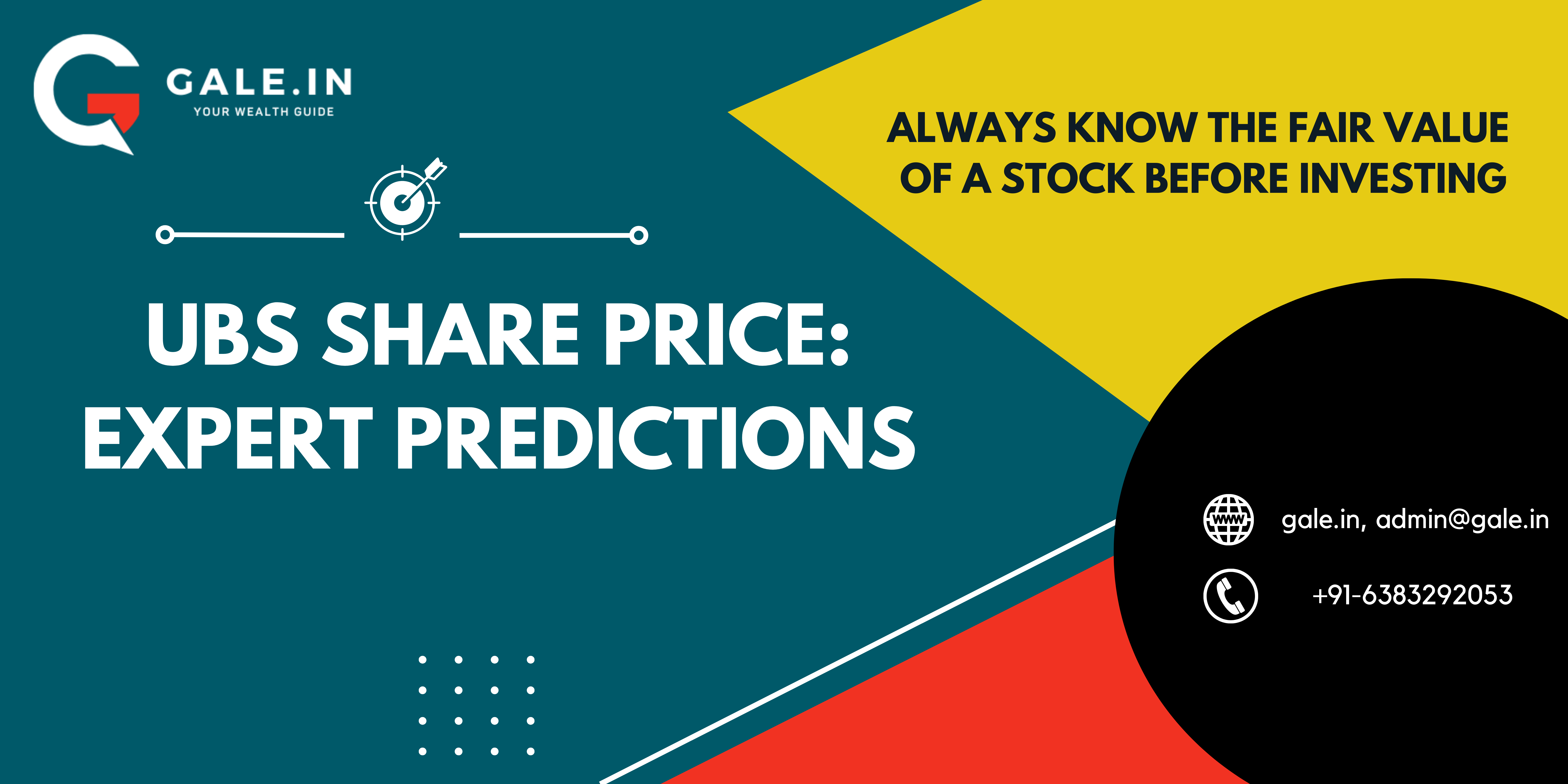 UBS Share Price: Expert Predictions