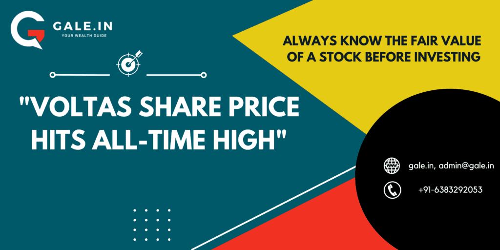 Voltas share price hits all-time high
